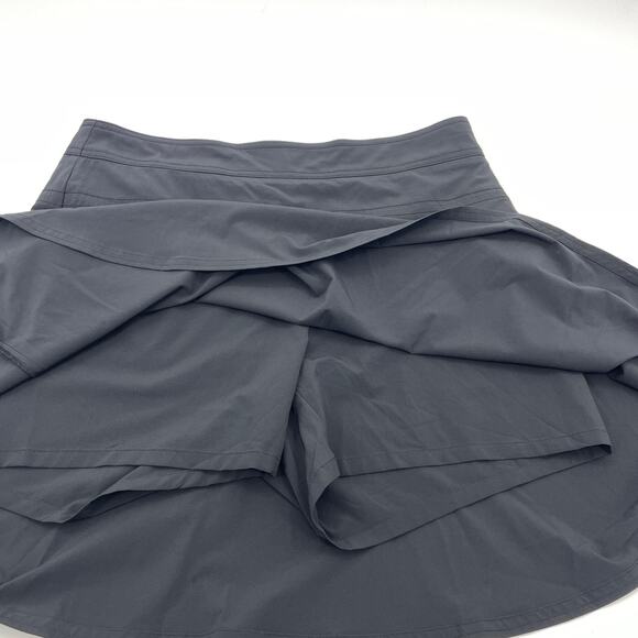 ATHLETA Everyday Skort Size 8 Black Mini Skirt Swing #983365 Athleisure Tennis - Picture 6 of 9